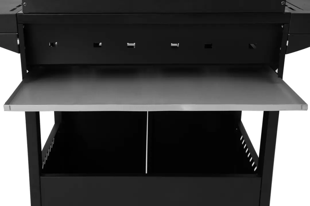 Mustang Knoxville 3+1 Gasbarbecue 12,8 kW - Zwart