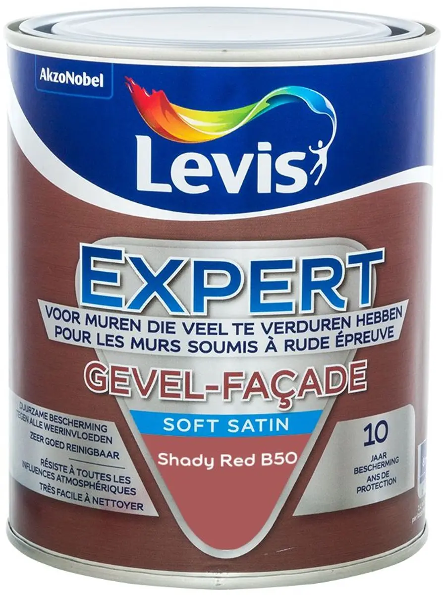 Levi's Expert Gevel Mix Shady Red B50 Mengverf 1L