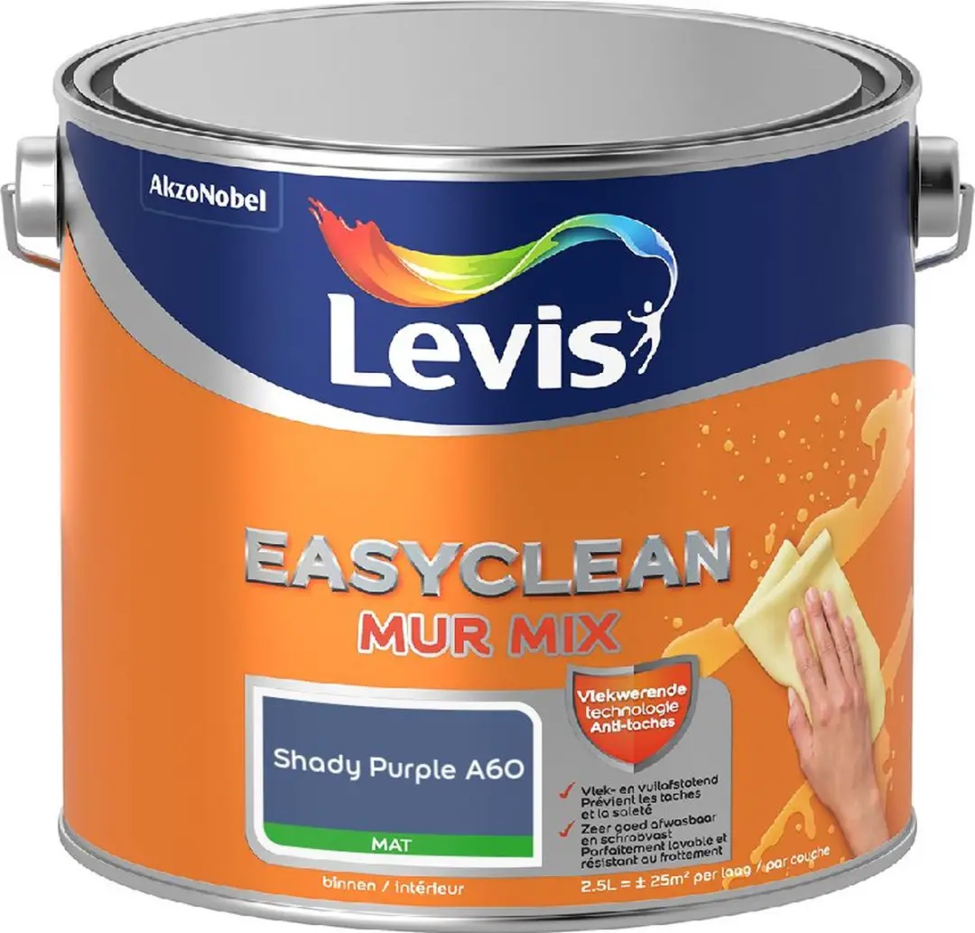 Levi's Easyclean Mur Mat Mix Mengverf 2,5L