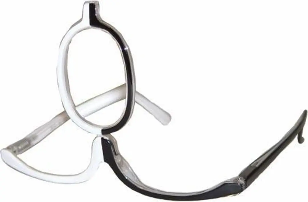 Hip Make-upbril +2.0 - Zwart/wit