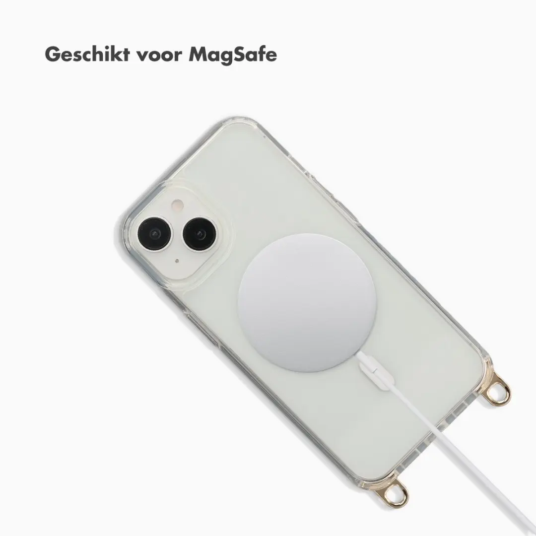 Selencia Hoesje iPhone 14/13 Rivièra Transparant - MagSafe