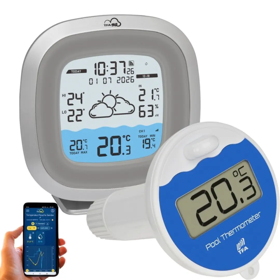 TFA.me ID-09 Wifi weerstation met zwembadthermometer