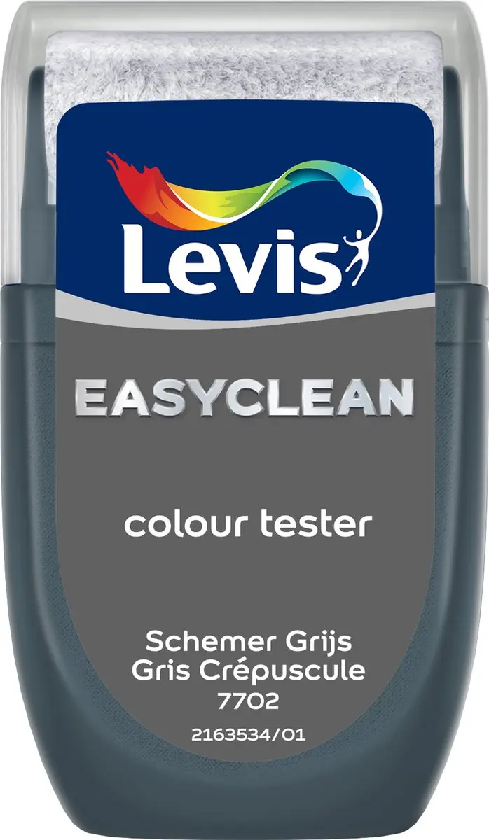 Levi's Easyclean Mur Tester Schemer Grijs 30ml