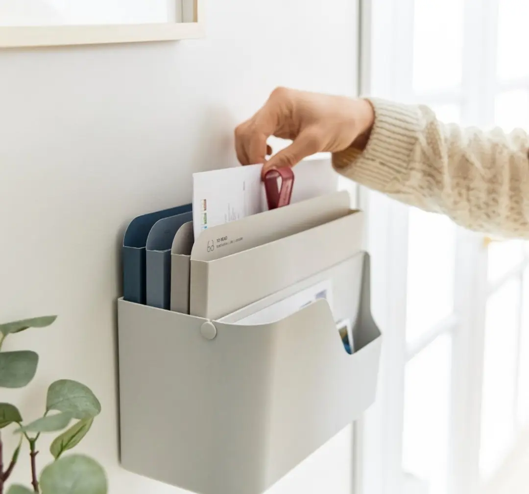 Rotho My Paper Documentenorganizer A4 - 15L - 4 Vakken - Wit/Blauw