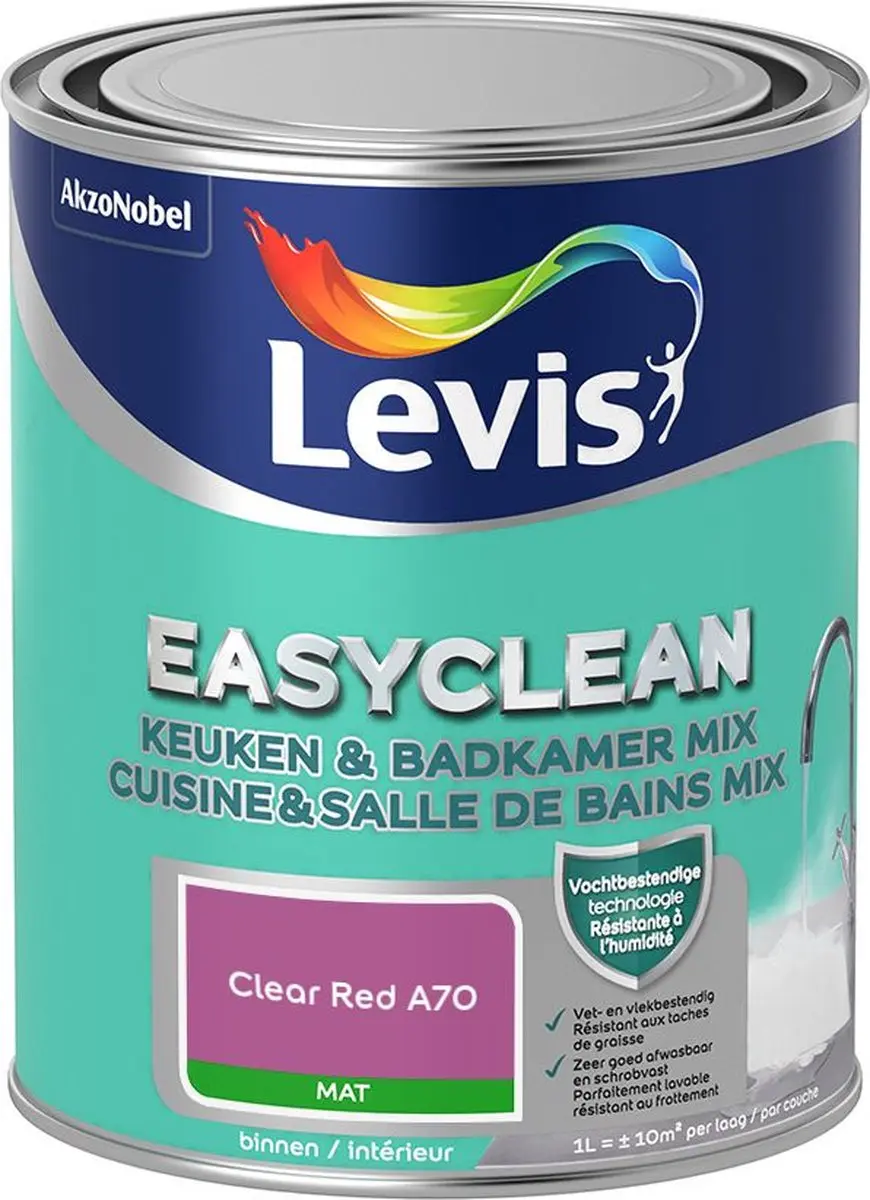Levi's Easyclean Mengverf Clear Red A70
