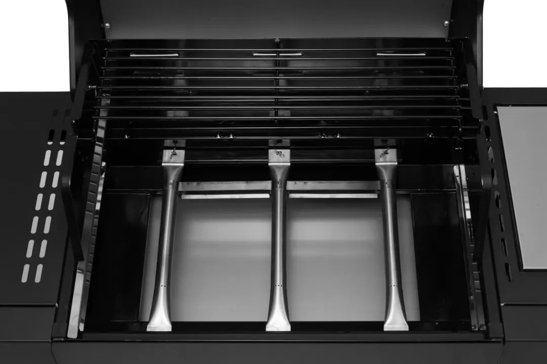 Mustang Gasbarbecue Connoisseur 3+1 15kW - 4 Branders - Zwart