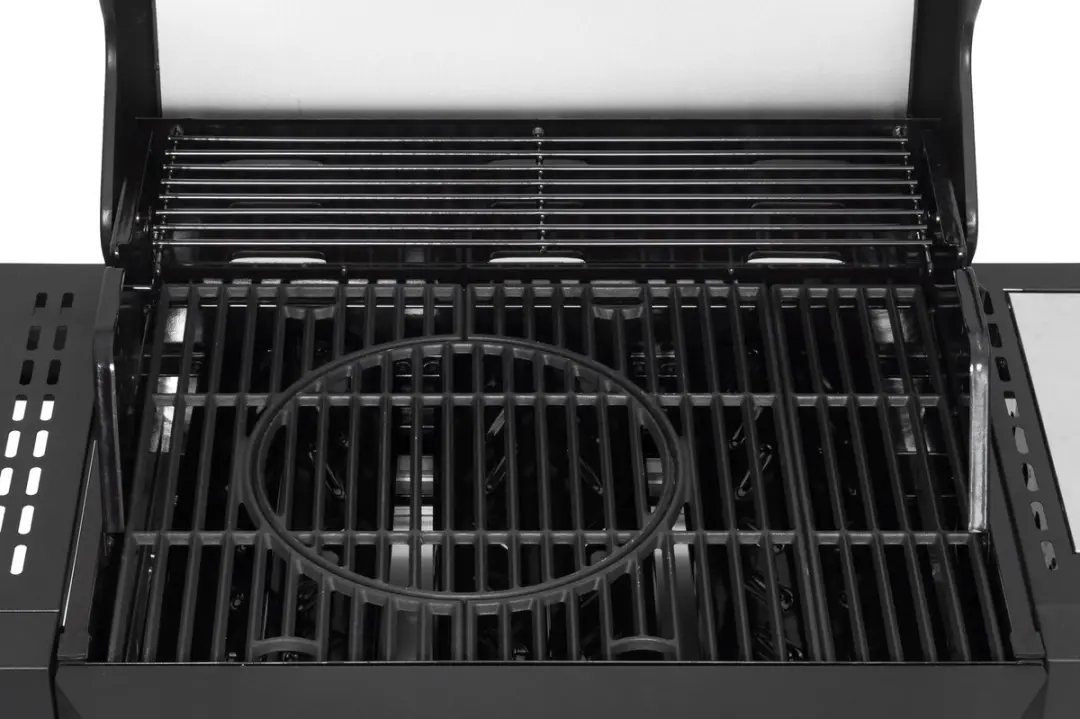 Mustang Gasbarbecue Connoisseur 3+1 15kW - 4 Branders - Zwart