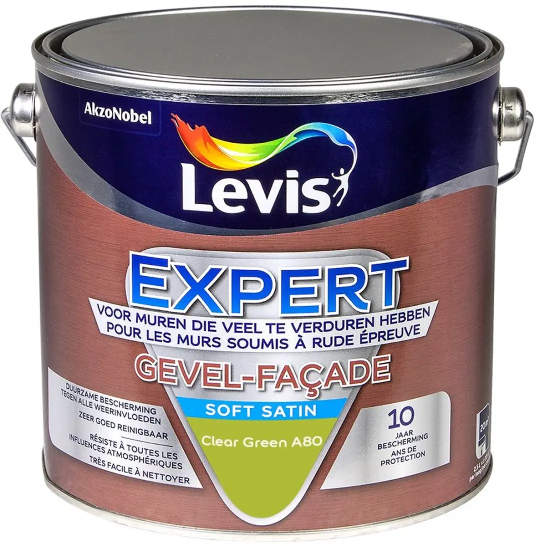 Levi's Expert Gevel Mix Clear Green A80 Mengverf 2,5L