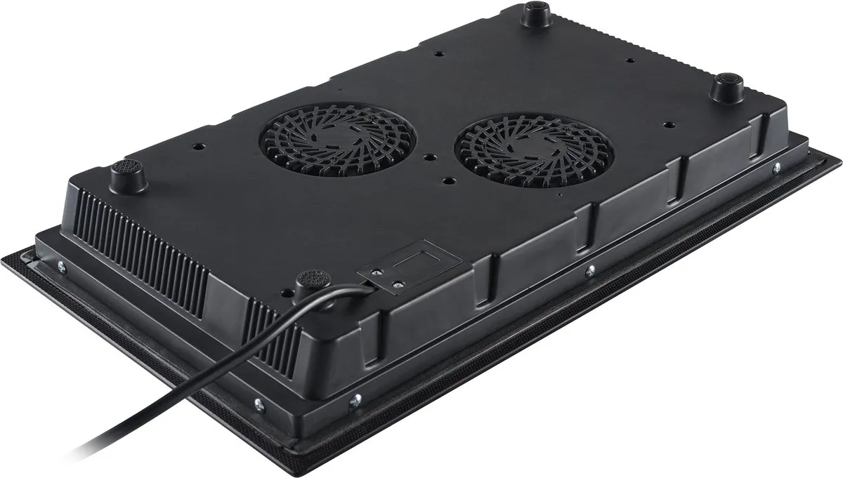 Princess 303015 Verticale Inductiekookplaat 3300W - 2 Zones - Zwart