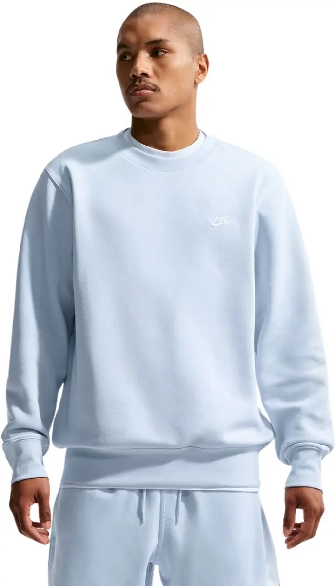 Nike Club BB Sweater Heren - Blauw S - afbeelding 6 van 6