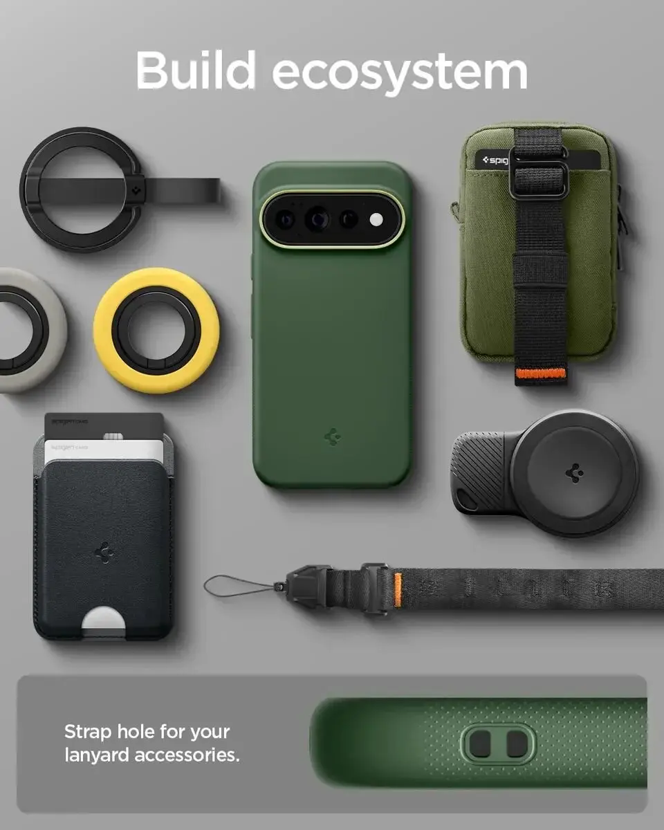 Spigen Nano Pop MagFit Hoesje ACS11436 - Google Pixel 11 Pro - Groen
