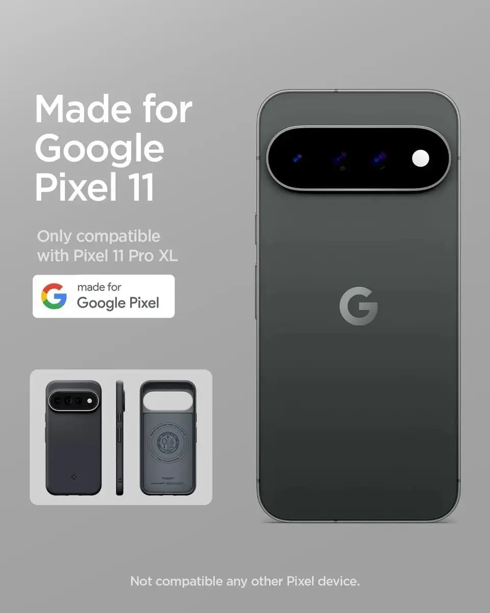 Spigen Nano Pop MagFit ACS11455 Hoesje - Google Pixel 11 Pro XL - Zwart