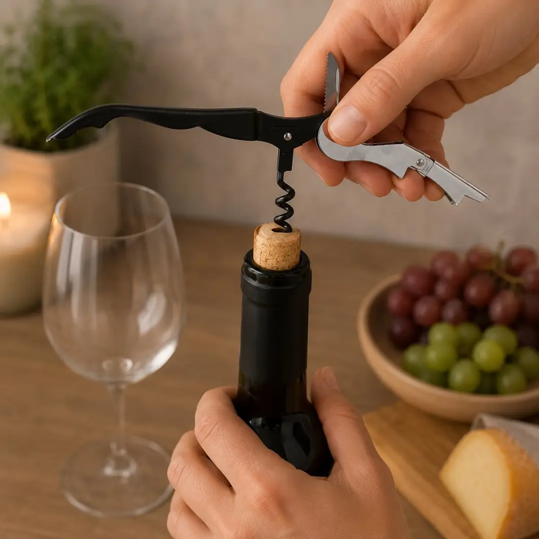Alpina Sommelier Kurkentrekker - Roestvrij staal 12cm
