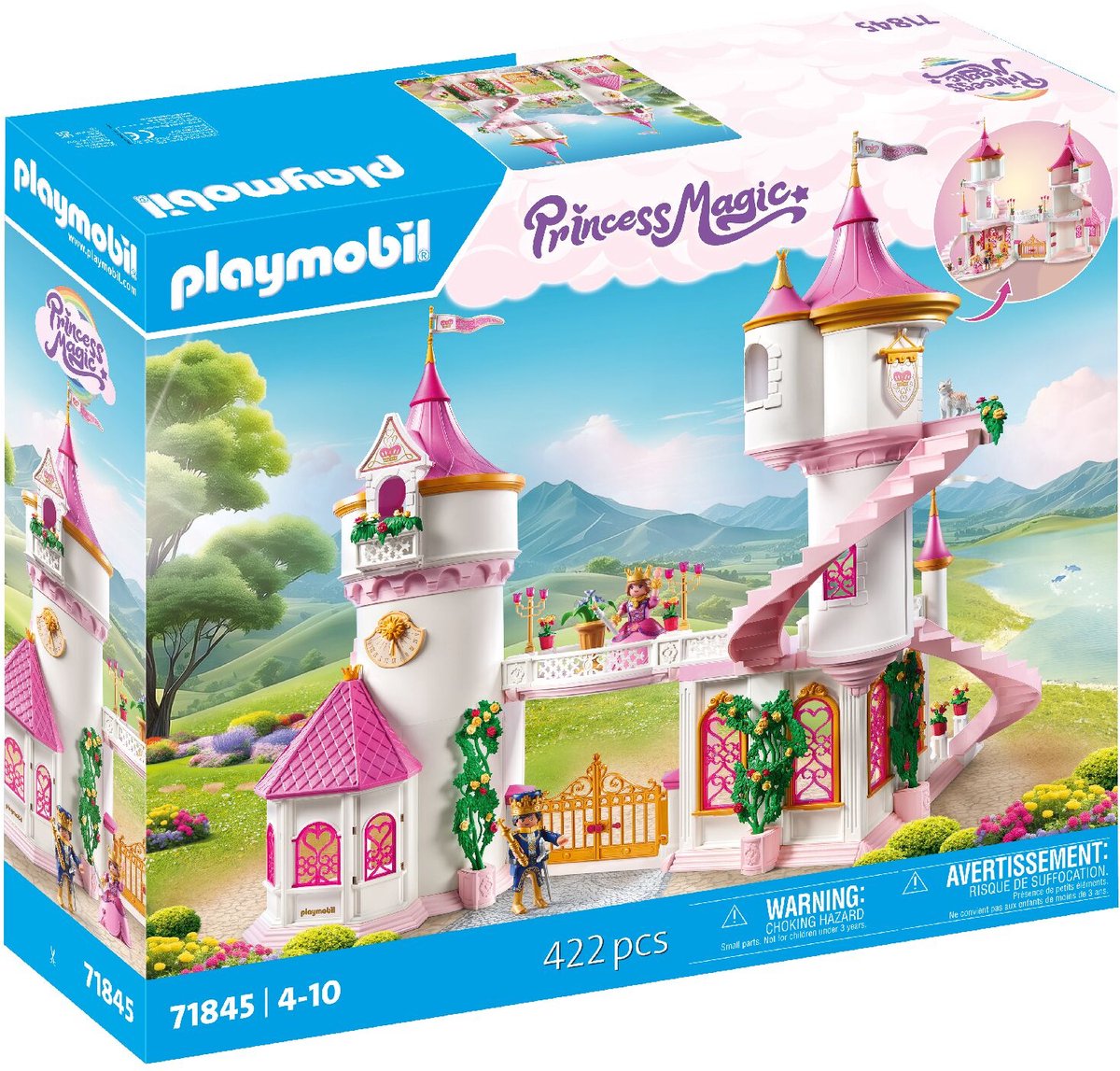 PLAYMOBIL Princess Magic Prinsessenkasteel met koninklijk paar 71845