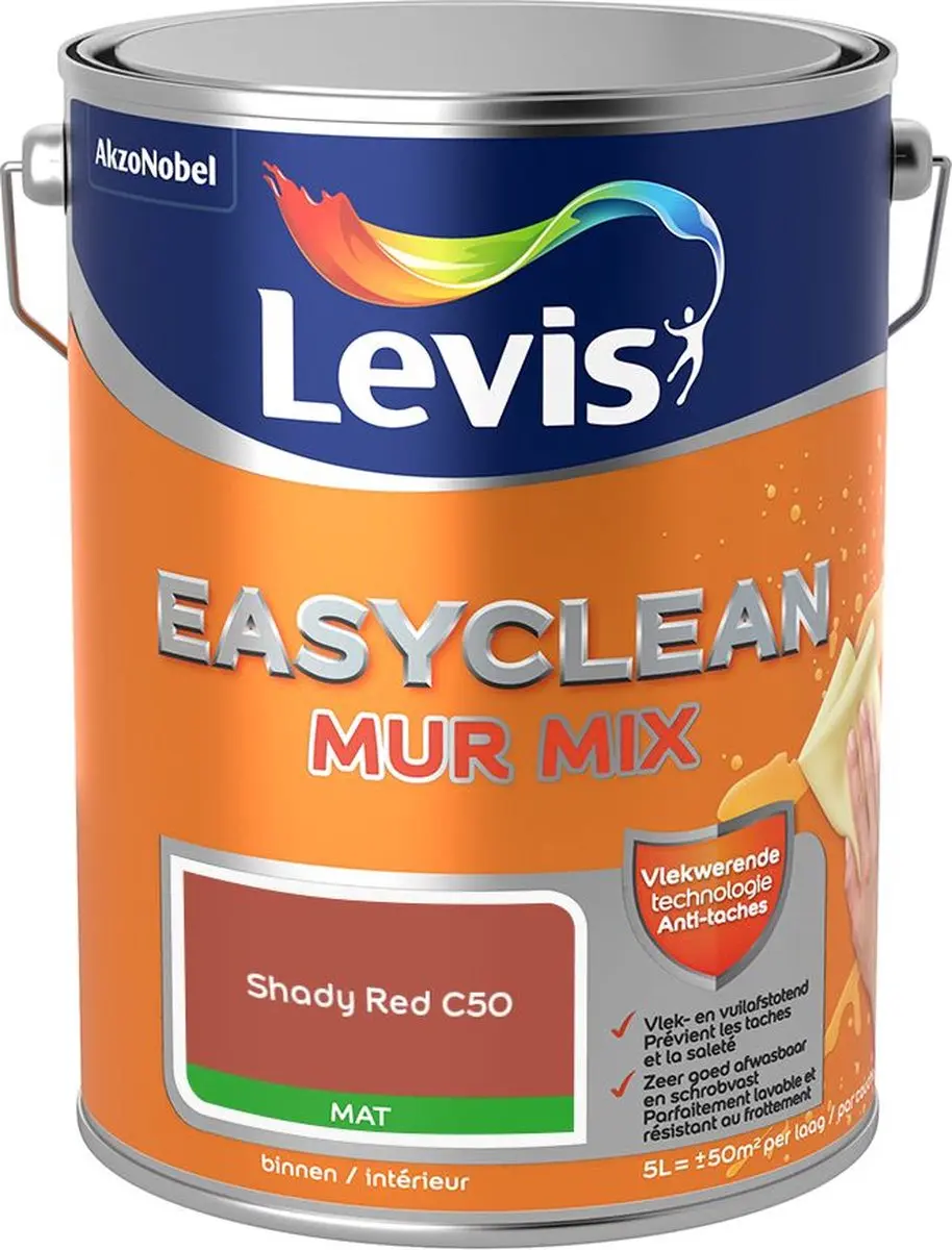 Levi's Easyclean Mur Mat Mix Shady Red C50