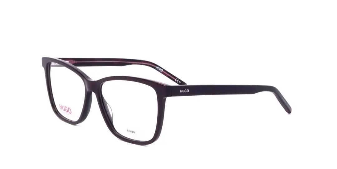Hugo HG 1078 Burgundy pattern 54/14/145 WOMAN Brilmonturen