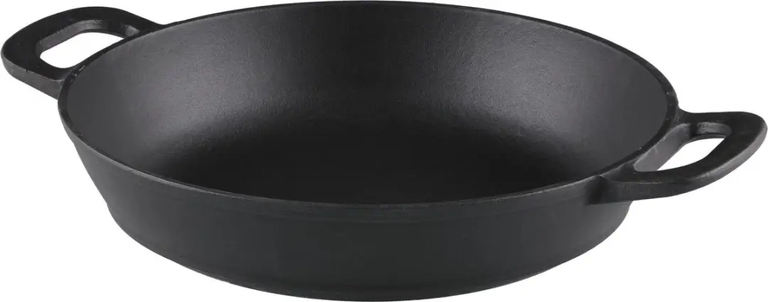 Mustang Gietijzeren Wokpan 30cm - Zwart