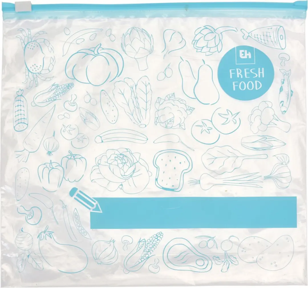 Excellent Houseware Vershoudzakjes 3L - 10 Stuks - Transparant - afbeelding 3 van 6