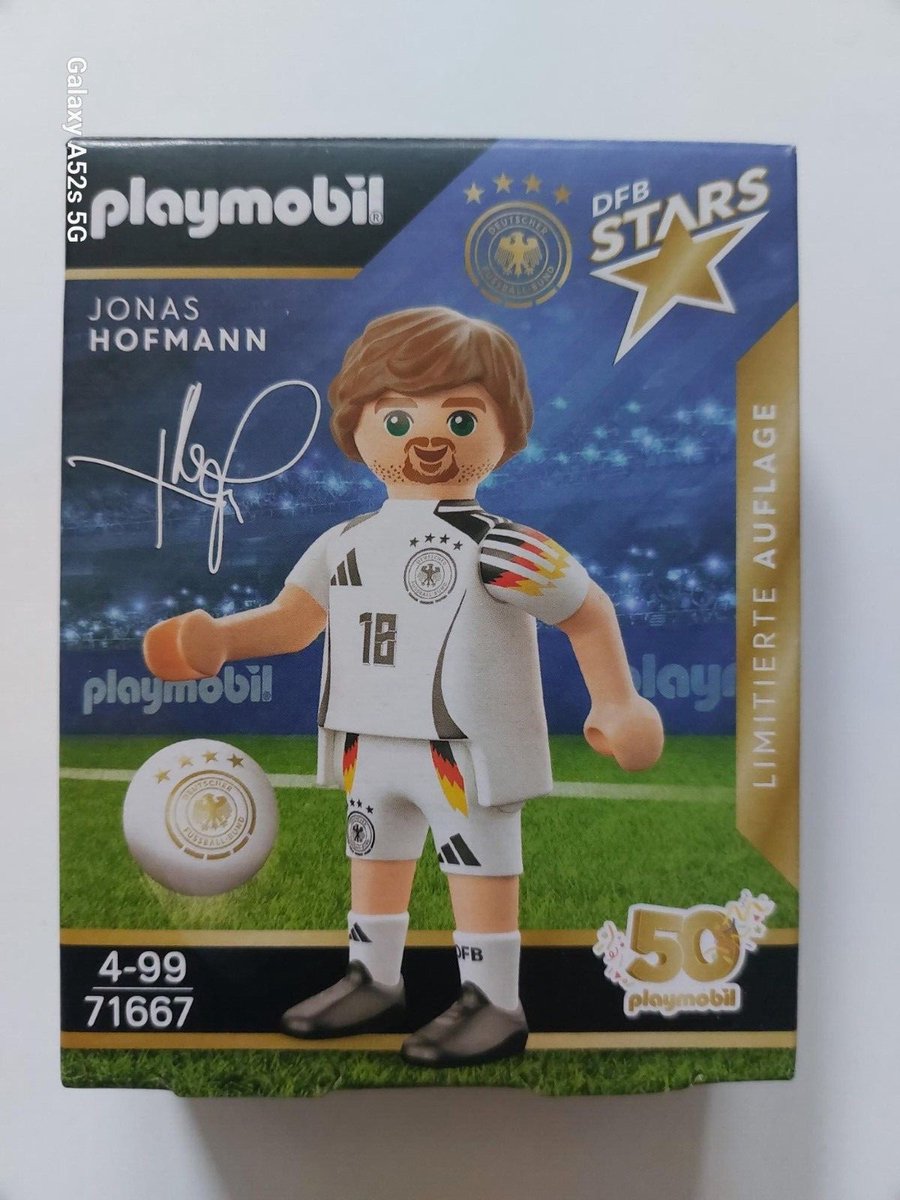playmobil 71667 duitse voetballer dfb stars Jonas Hofmann