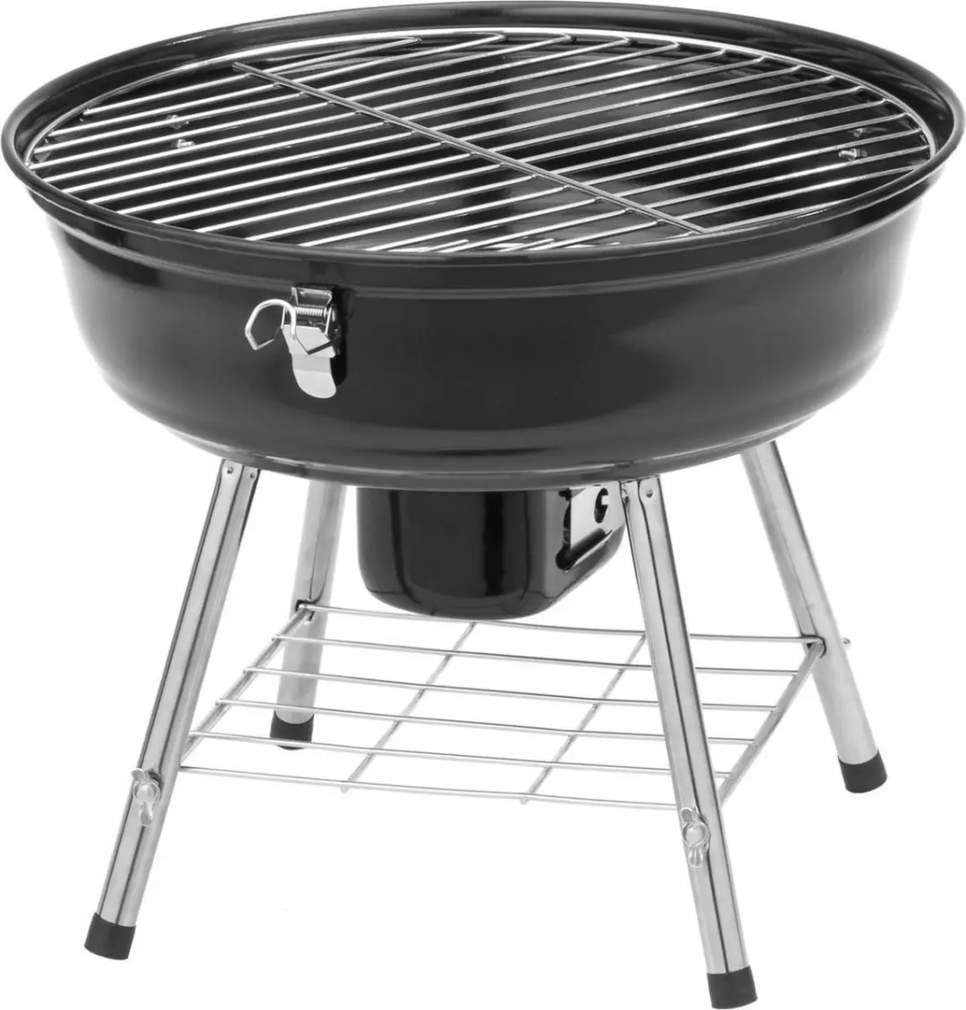 Mustang Festival Mini Houtskoolbarbecue 35cm - Grijs