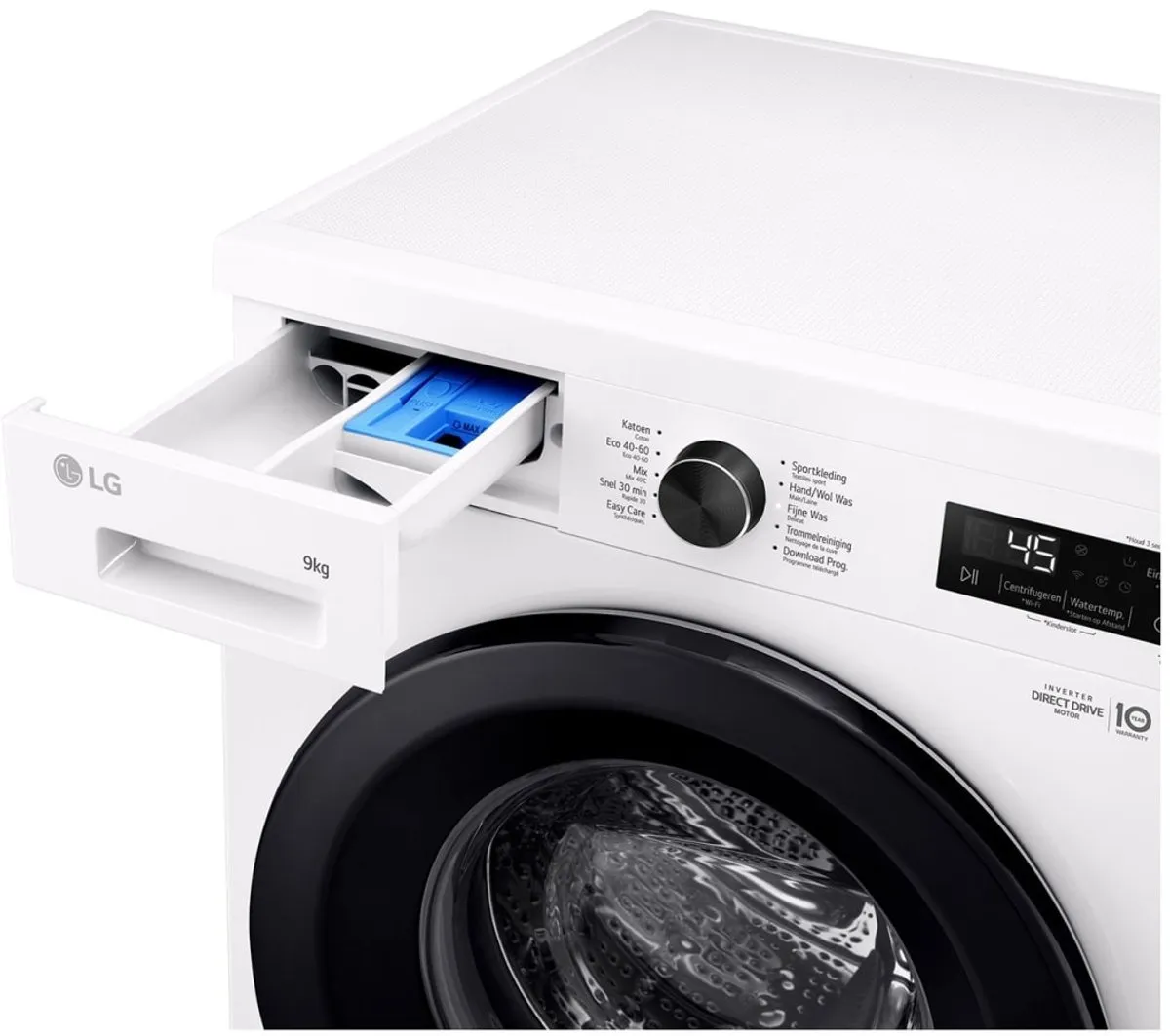 LG F4X1009NWB Wasmachine - 9 kg 1310 RPM Wit