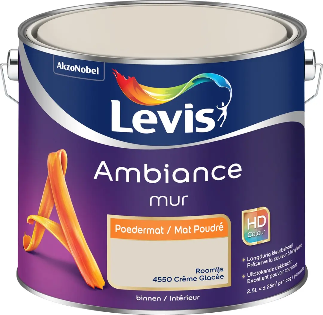 Levi's Ambiance Mur Poedermat Roomijs 2,5L