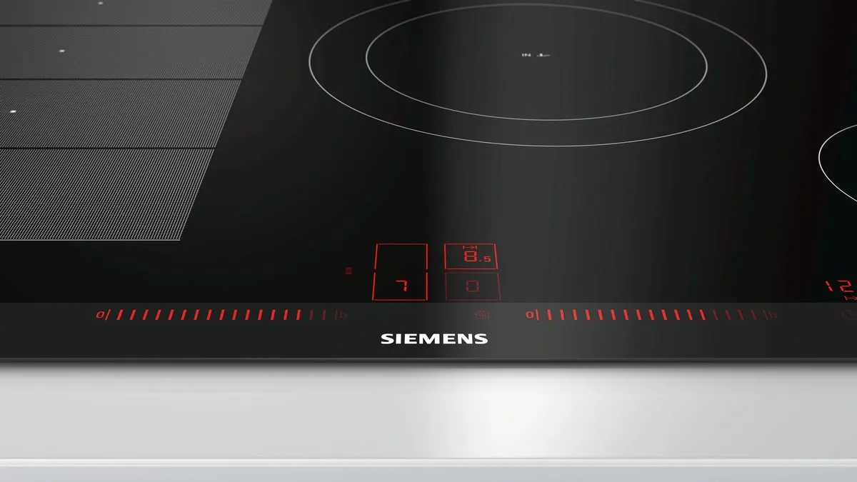 Siemens iQ700 EX875LEC1E Inductiekookplaat 80cm - 4 Zones - Zwart