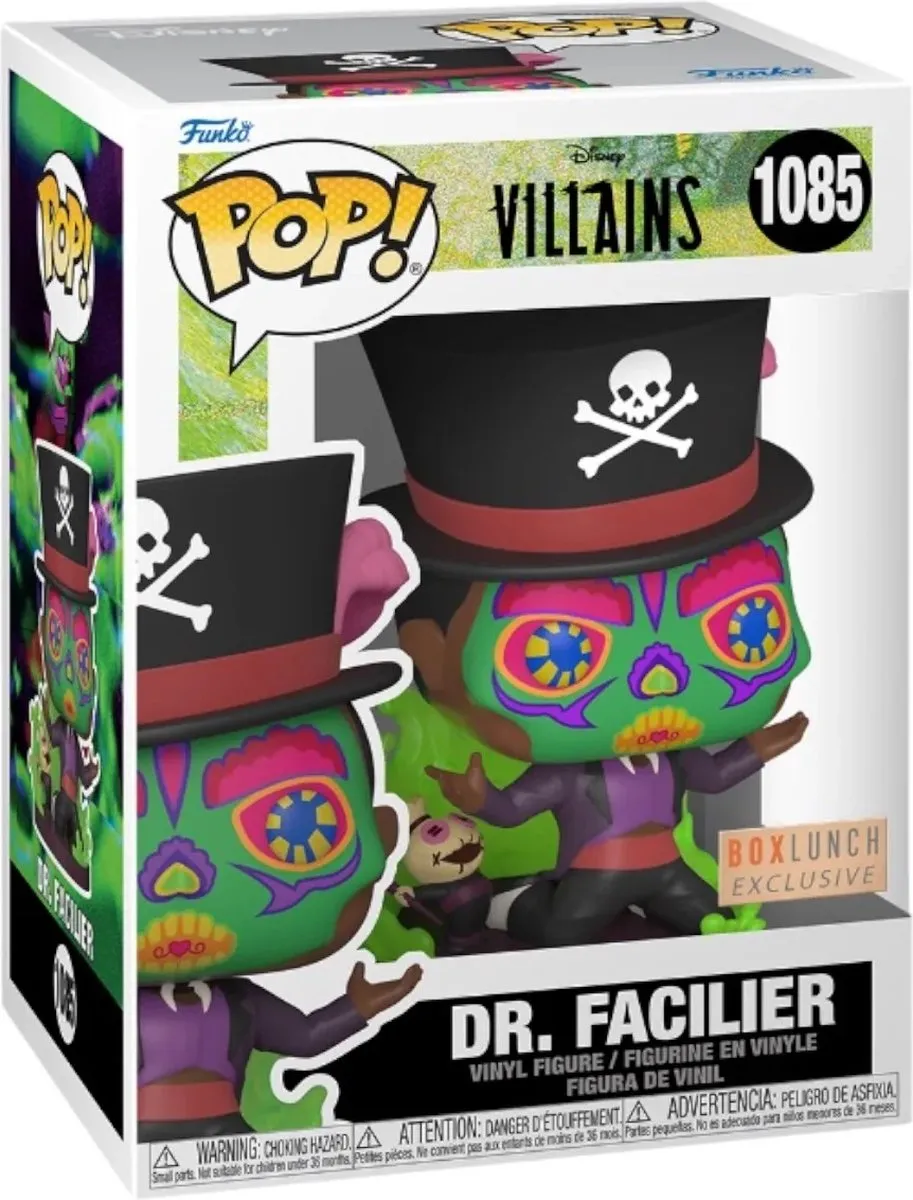 Disney Funko POP! Villains Sugar Skull Facilier - 9cm - Multicolor