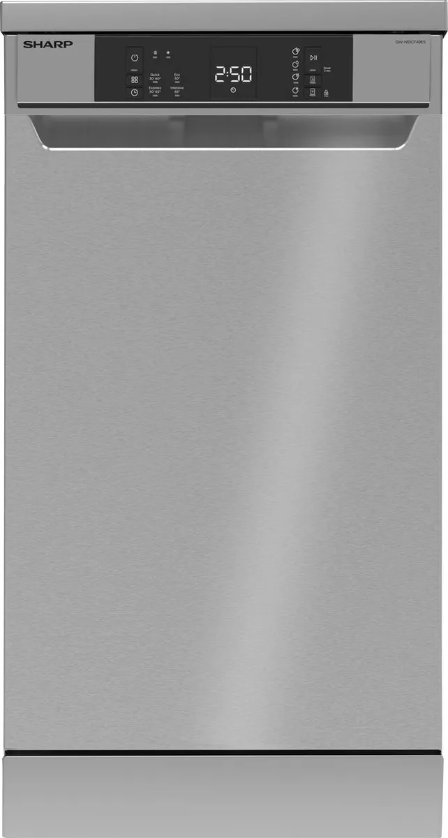 Sharp QWNS1CF49ESEU Vaatwasser 45cm