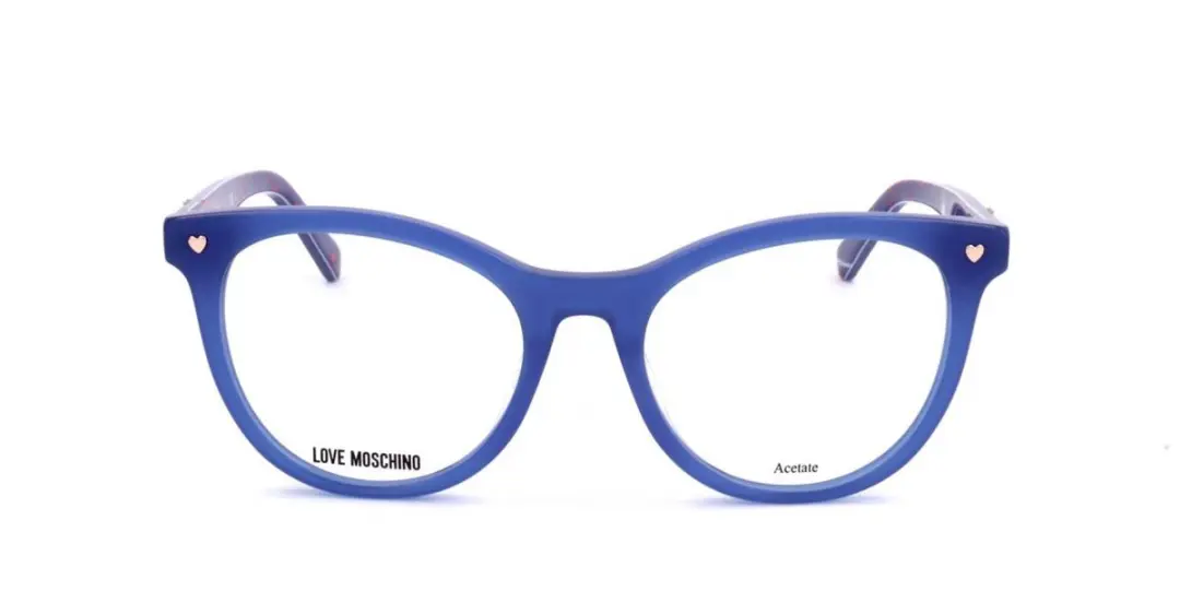 Moschino Love MOL592 Brilmontuur - Blauw