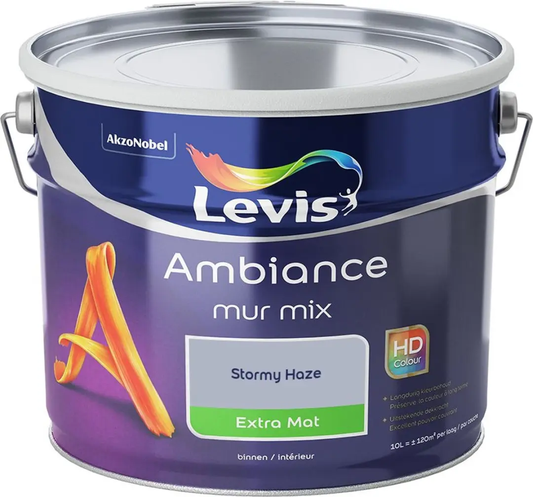 Levi's Ambiance Mur Extra Mat Mix Stormy Haze Mengverf 10L