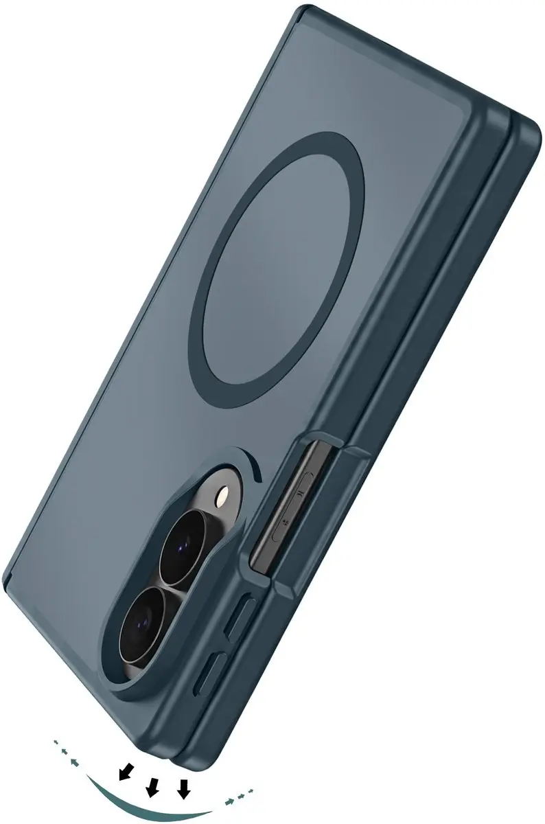Dux Ducis MagSafe Hoesje Galaxy Z Fold8 Yind Serie - Nachtblauw BACK-YIND-NT-ZFO8