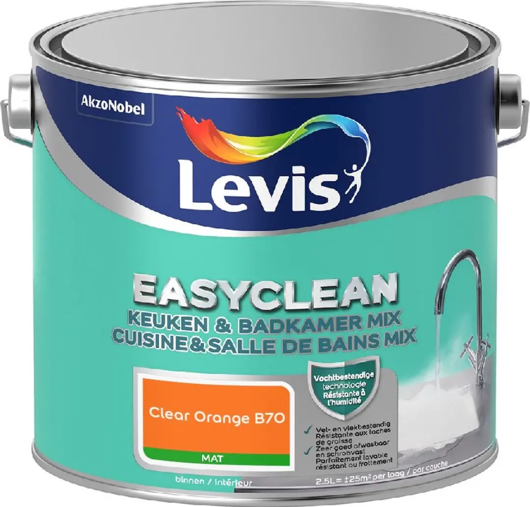 Levi's Easyclean Mengverf Clear Orange B70