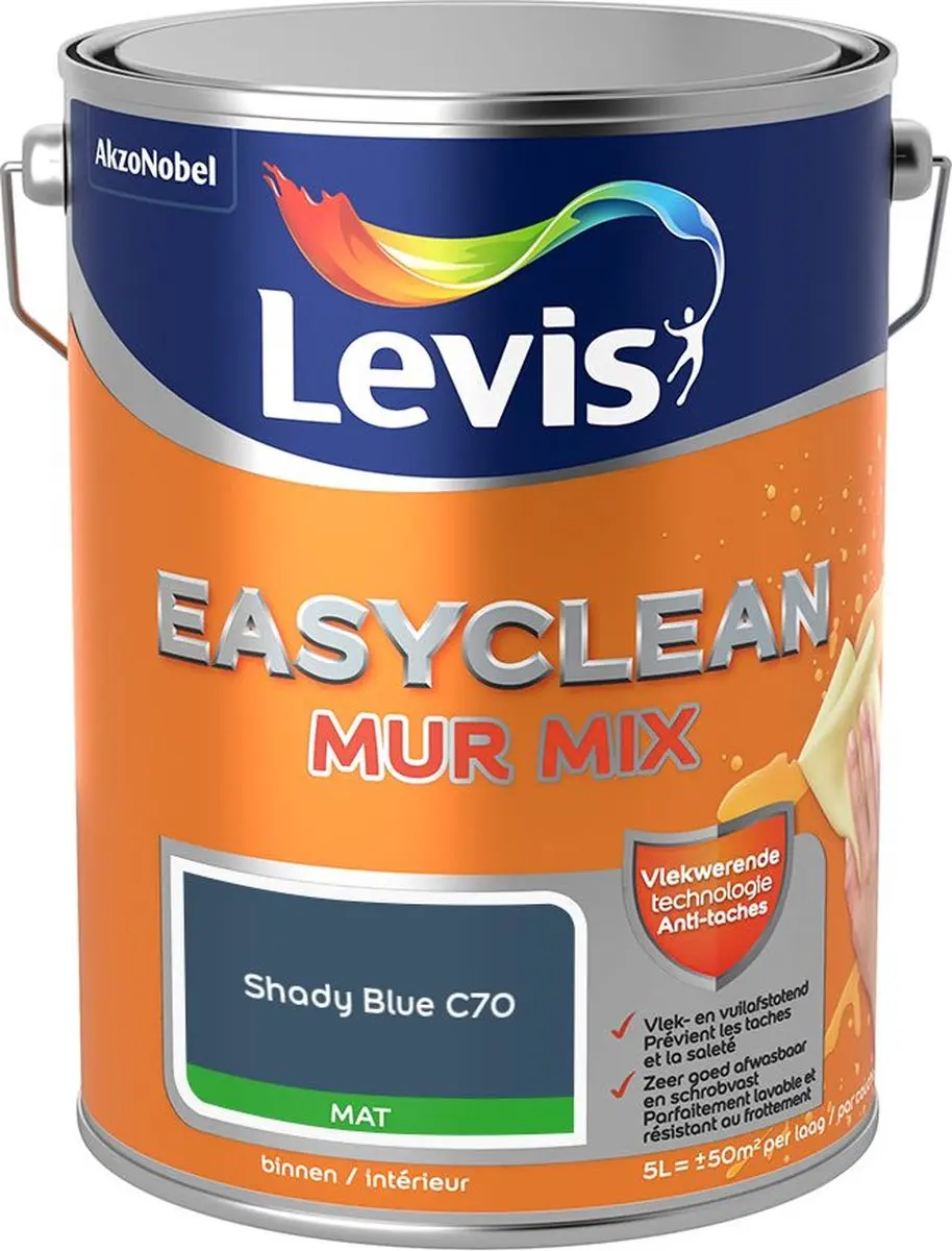 Levi's Easyclean Mur Mat Mix Shady Blue C70