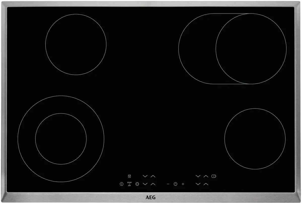 AEG HK834060XB Inbouwkookplaat - 4 Zones - Geborsteld staal