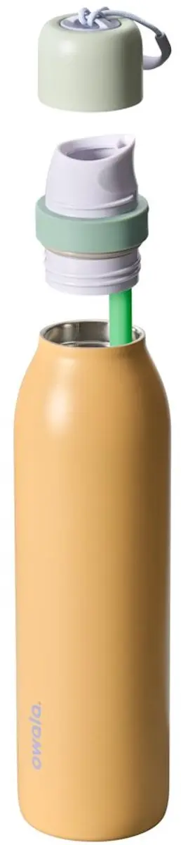 Owala FreeSip Twist 710ml - Beach Front Geel/Grijs