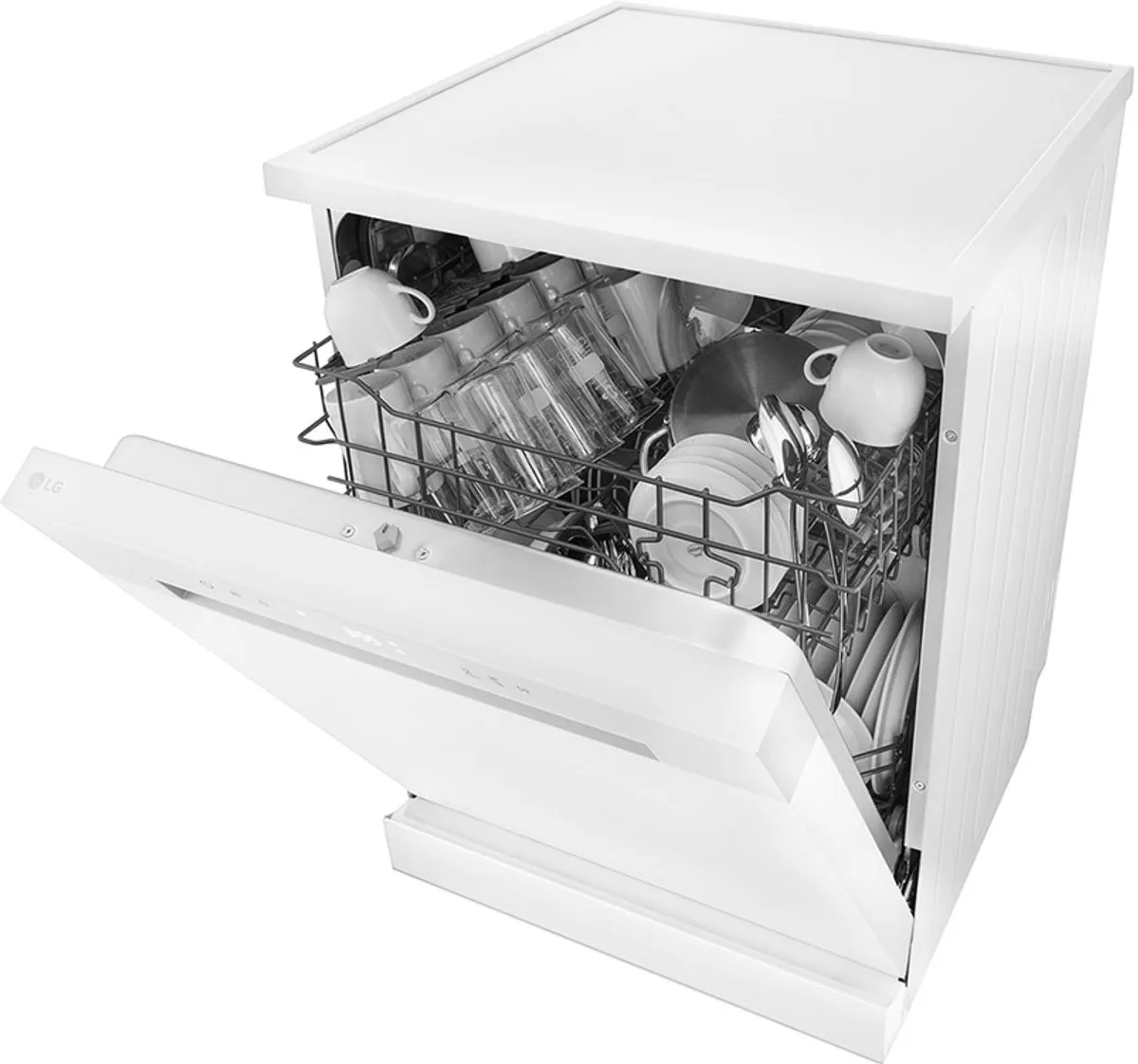 LG DF030FW Vrijstaande Vaatwasser 13 Couverts - Wit
