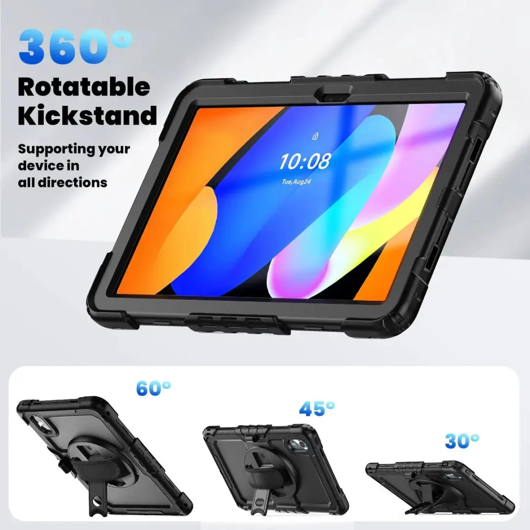 Selected Hoes met Screenprotector Lenovo Idea Tab/K11 Gen 2 - Zwart