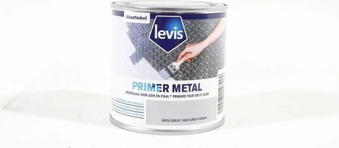 Levi's Primer Metaal Wit 0,25L