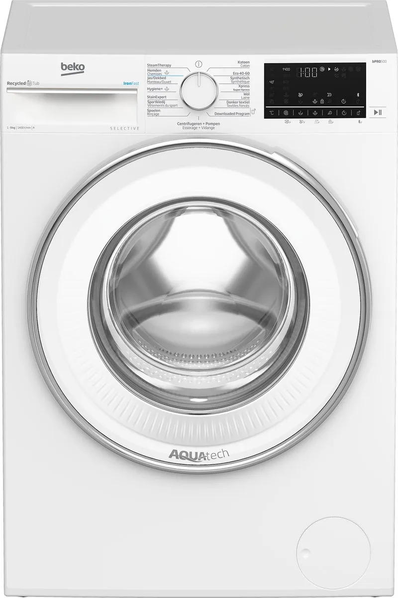 Beko B5WT594108W2 Wasmachine 9 kg 1400 RPM