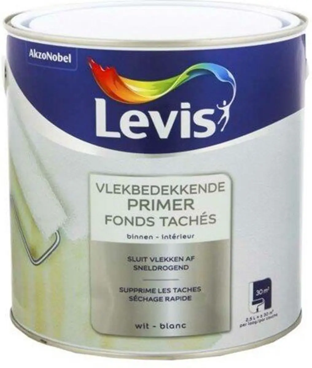 Levi's Vlekbedekkende Primer Wit 5L