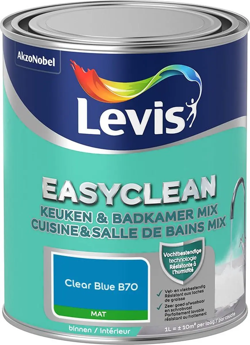 Levi's Easyclean Mengverf Clear Blue B70