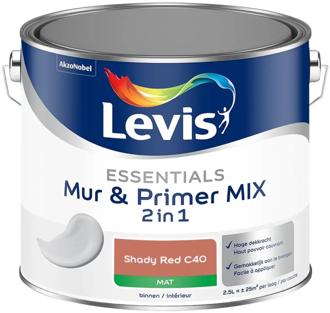 Levi's Essentials Mur & Primer Mix Shady Red C40