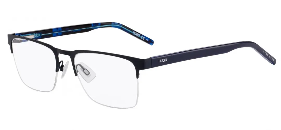 Hugo HG 1076 Matte blue 56/19/145 MAN Brilmonturen