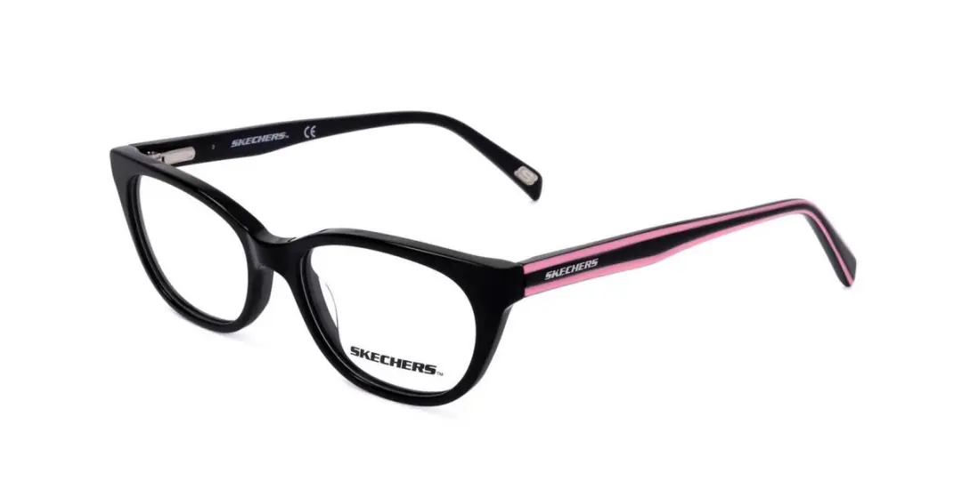 Skechers Shiny Black Brilmonturen 46