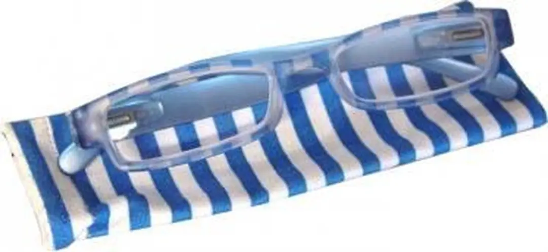 Hip Leesbril Blauw Streep +1.0