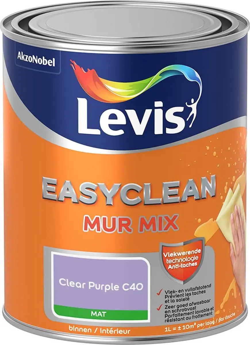 Levi's Easyclean Mur Mat Mix Clear Purple C40