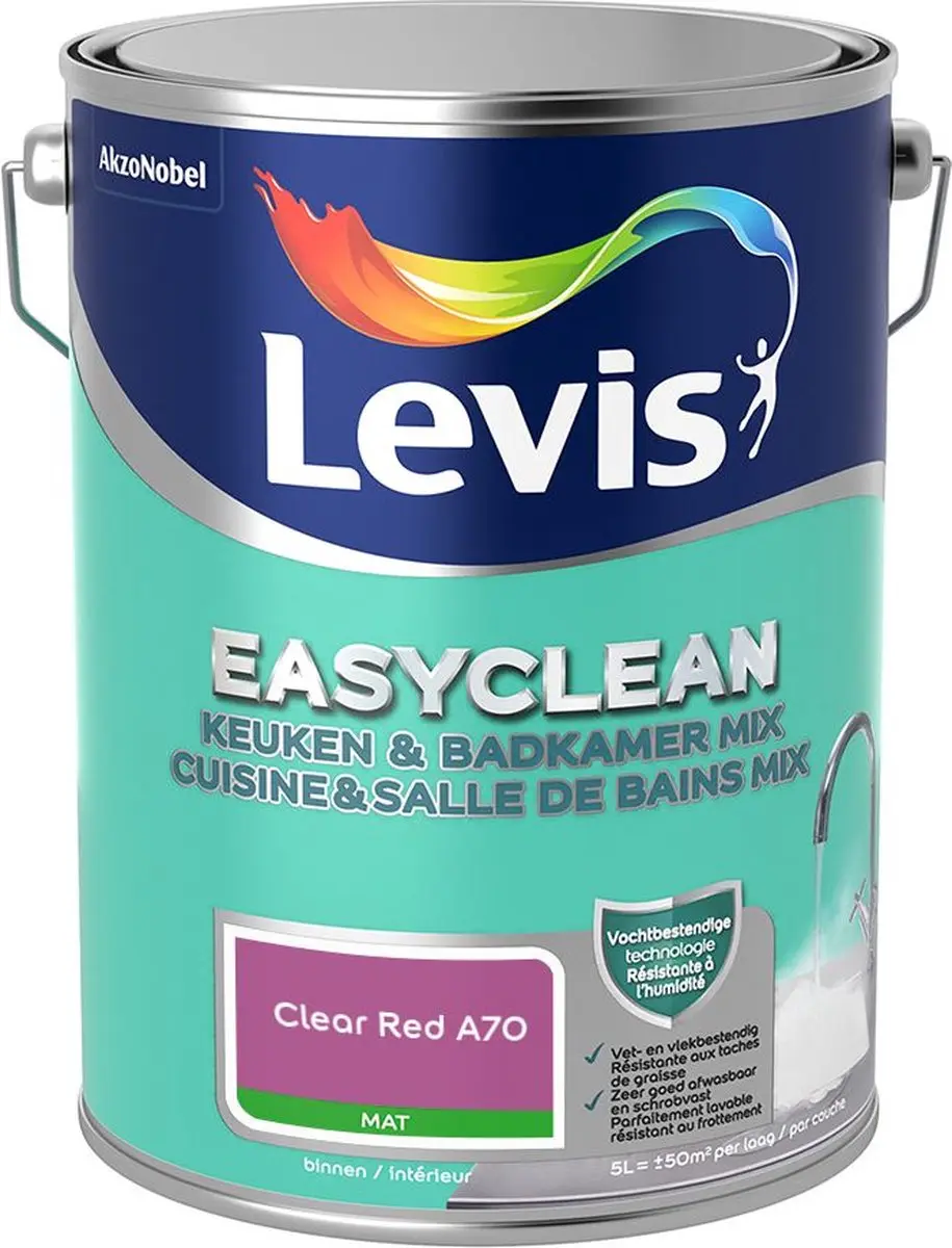 Levi's Easyclean Mengverf Clear Red A70