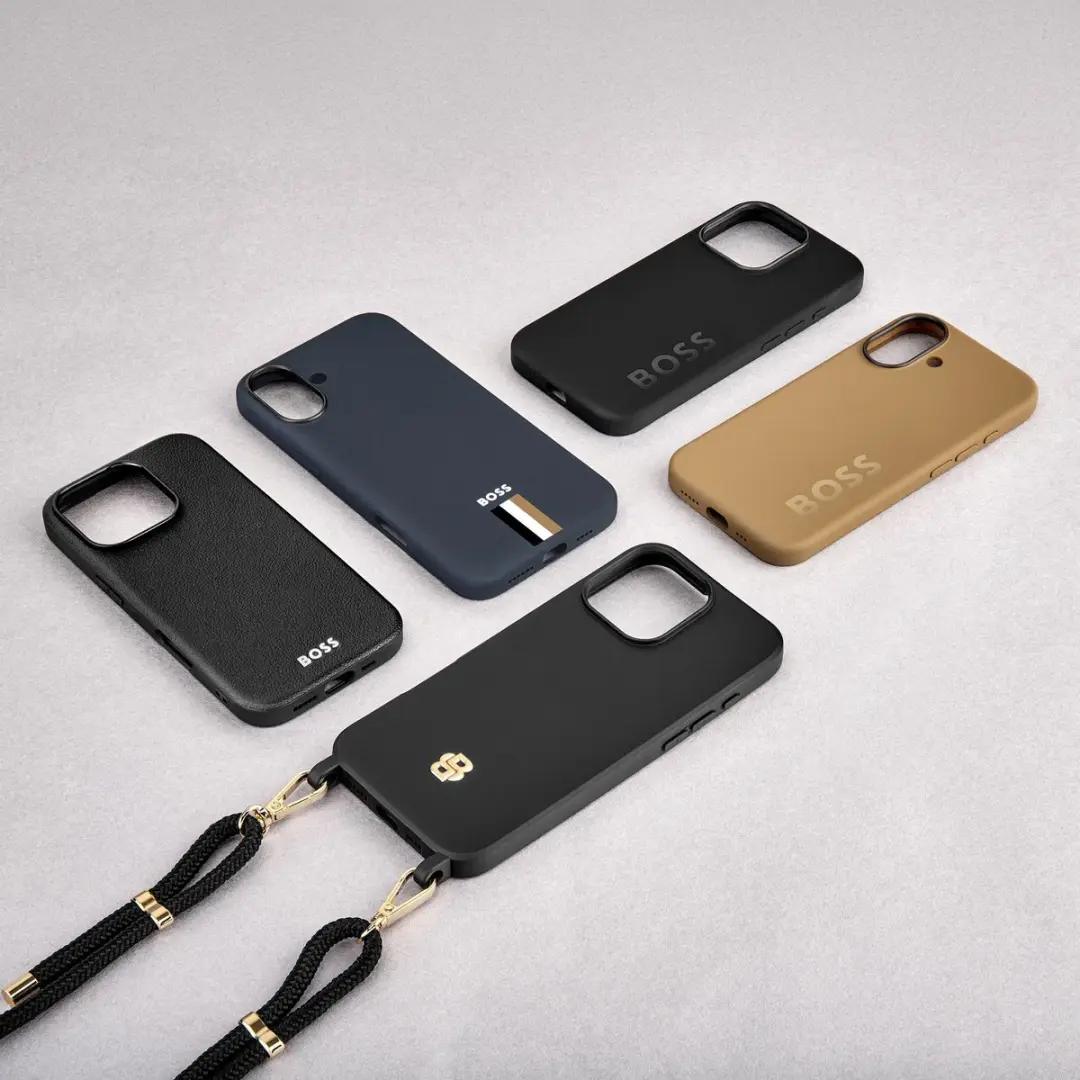 BOSS Iconic Hoesje iPhone 16 Plus HEHS21N165 - Navy