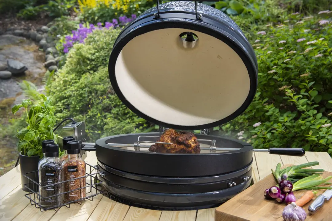Mustang Kamado L 21" Barbecue - 47cm - Grijs
